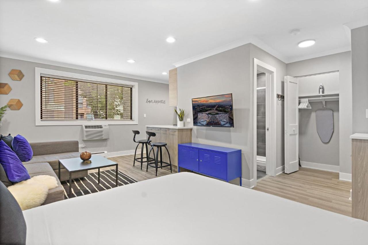 Sophisticated Studio Apartment With Modern Kitchen - Oakdale Od2 Rep Chicago Luaran gambar