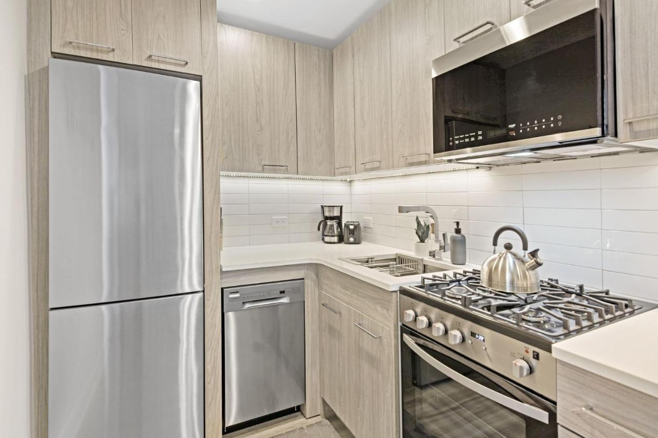 Sophisticated Studio Apartment With Modern Kitchen - Oakdale Od2 Rep Chicago Luaran gambar